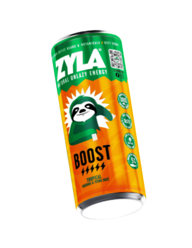 ZYLA BOOST TROPICAL CANS 25CL (1X4)
