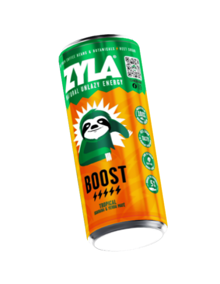 ZYLA BOOST TROPICAL CANS 25CL (1X4)