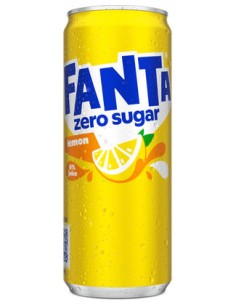 Fanta ZERO LEMON 33CL CANS - 1X24 PC (SUR COMMANDE)