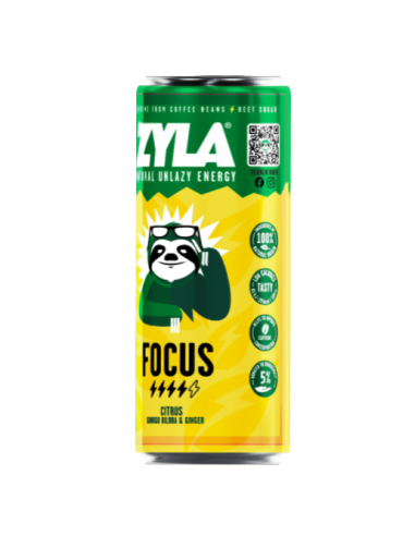 ZYLA FOCUS CITRUS CANS 25CL (1X4)