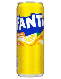 Sleek Cans Fanta Lemon 33 Cl
