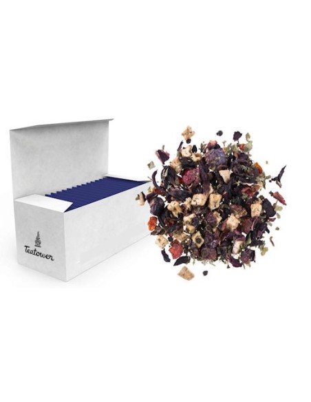 Teatower-Infusion de fruits fraise mûre - Le panier de grand maman - 1X25 SACHETS