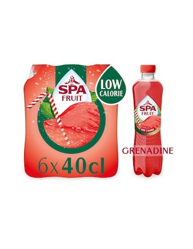 SPA FRUIT SPARKLING GRENADINE PET 40CL - 4X6