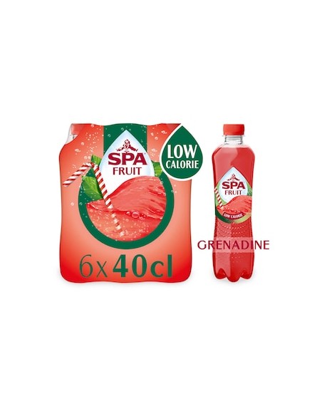 SPA FRUIT SPARKLING GRENADINE PET 40CL - 4X6