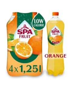 SPA FRUIT SPARKLING ORANGE PET 1,25L - 4