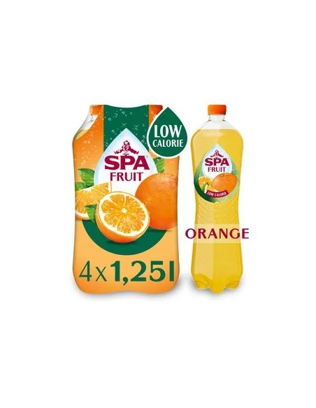 SPA FRUIT SPARKLING ORANGE PET 1,25L - 4