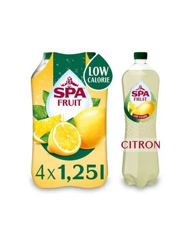 SPA FRUIT SPARKLING CITRON PET 1,25L - 4