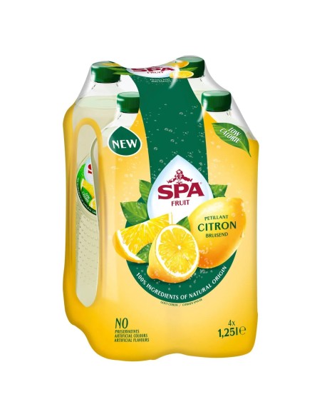 SPA FRUIT SPARKLING CITRON PET 1,25L - 4