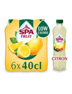 SPA FRUIT SPARKLING CITRON PET 40CL - 4X6