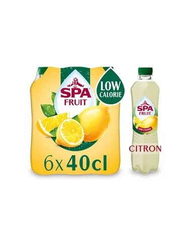 SPA FRUIT SPARKLING CITRON PET 40CL - 4X6