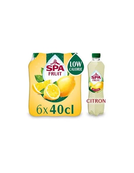 SPA FRUIT SPARKLING CITRON PET 40CL - 4X6