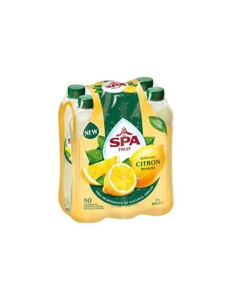 SPA FRUIT SPARKLING CITRON PET 40CL - 4X6