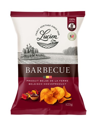 LES CHIPS DE LUCIEN BARBECUE 125GR -1x