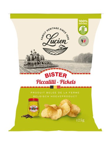 LES CHIPS DE LUCIEN PICKLES - PICCALILLI-125GR - 1X