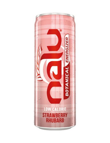 NALU BOTANICAL STRAWBERRY RHUBARB CANS 25CL - 4X6