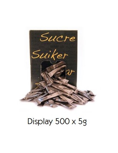 Sucre Stick Display 500 X 5GR