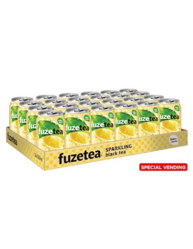 Fuze Tea Sparkling Black tea FAT 33CL CANS