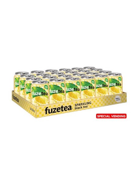 Fuze Tea Sparkling Black tea FAT 33CL CANS 24x33cl