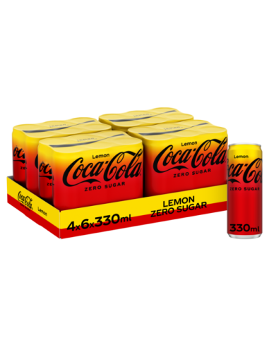 Cans Coca Zero lemon 33 cl- 24x33cl