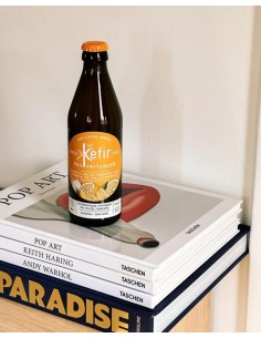 KEFIR DE FRUITS- EAU VIRTUEUSE -Kéfir Orange - 330 Ml-1X 2