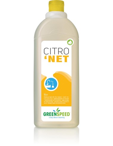 Greenspeed Citronet liquide vaiselle, flacon de 1 l