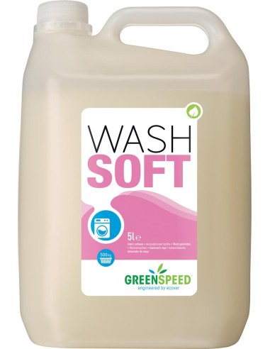 Greenspeed adoucissant Wash Soft, 166 doses, flacon de 5 litres