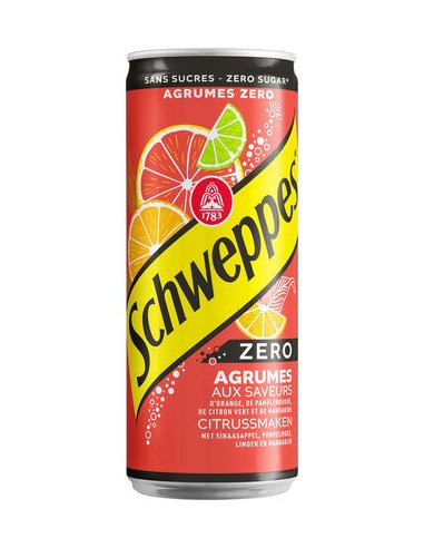 Schweppes Agrum ZERO 33CL CANS 24x33cl