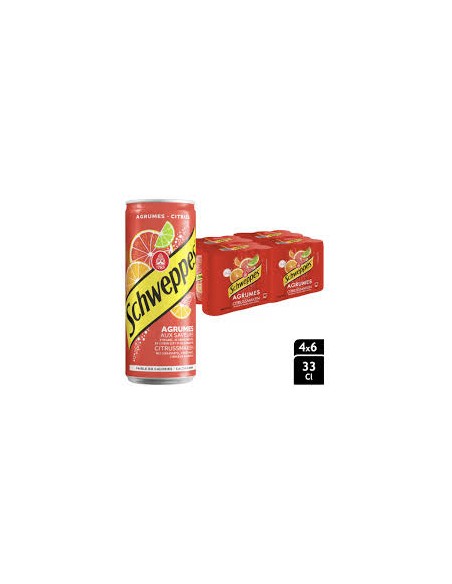 Schweppes Agrum ZERO 33CL CANS 24x33cl