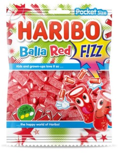 Haribo Balla Red Fizz 75GR