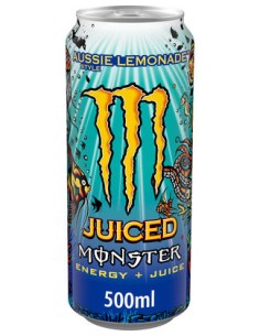 MONSTER ENERGY JC AUSSIE STYLE LIMONADE CANS 50CL - 24