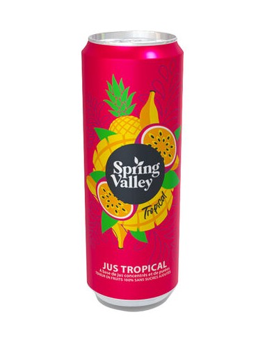 Cans SpringValley Tropical 33CL (1X24)