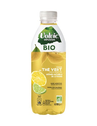 VOLVIC INFUSION BIO THE CITRON RPET 75CL - 6