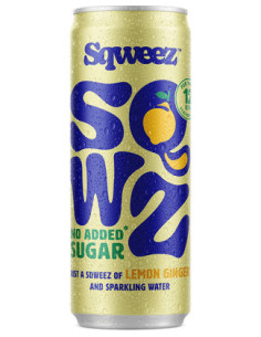 SQWZ Lemon Ginger Bio CANS 25CL - (1X12) 2