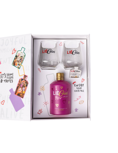 LièGin Cupidon  Giftpack 40° 0.5L GBX BIO-1x