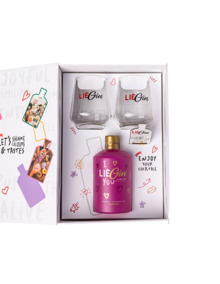 LièGin Cupidon  Giftpack 40° 0.5L GBX BIO-1x