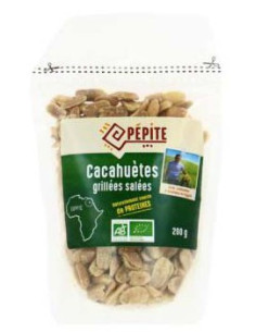 Cacahuètes Grillées Salées 200 gr BIO -1X