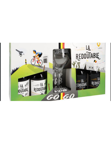 COFFRET  LA REDOUTABLE 4X33CL + 1 VERRE