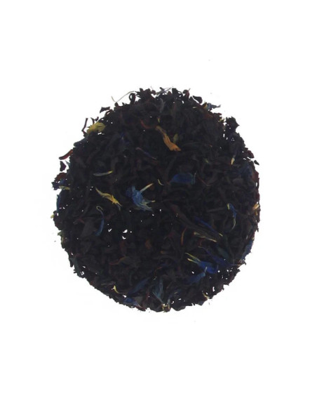 Teatower - Thé noir parfumé bergamote bleuet - Blue Earl Grey BIO-1X25 SACHETS