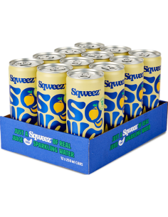 SQWZ Lemon Ginger Bio CANS 25CL - (1X12)