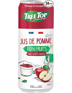 TREE TOP JUS DE POMME CANS 33CL-1X24 PCS