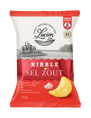 Chips Lucien RIBBEL SEL-   1X125Gr