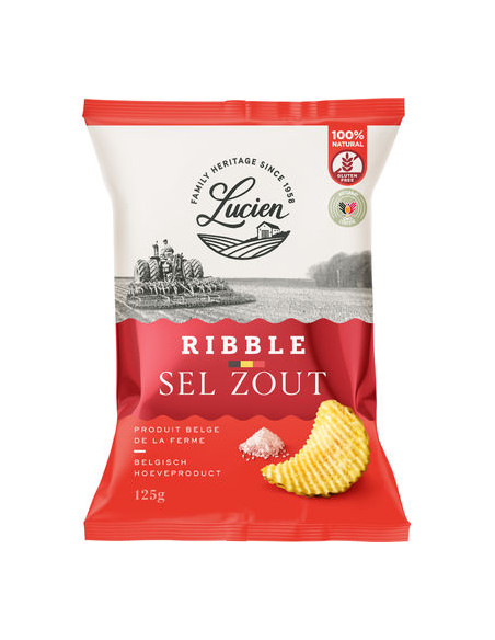 Chips Lucien RIBBEL SEL-   1X125Gr