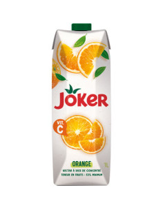 JUS D'ORANGE  JOKER 53% NECTAR D 'ORANGE 1L-1x12