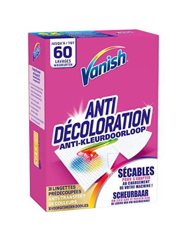 VANISH LINGETTES ANTI DECOLORATION-1X