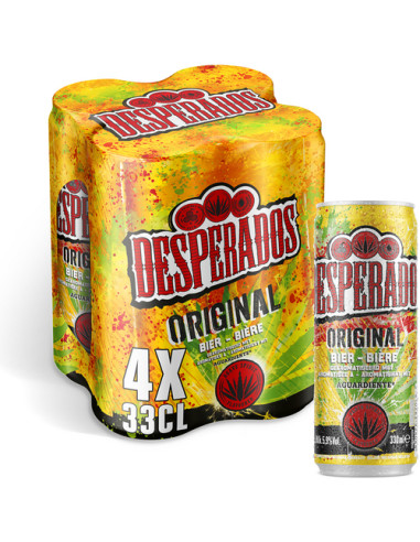Cans Desperados 33 CL - (1X4)