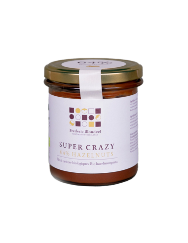 Pâte à tartiner Super Crazy 64% noisettes  BIO...