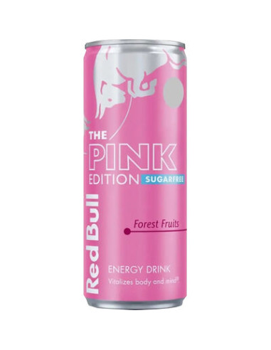 RED BULL SUGARFREE PINK SLIM CANS 25CL x24