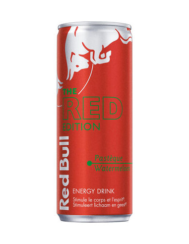 RED BULL RED EDITION WATERMELON CANS 25CL (24x)