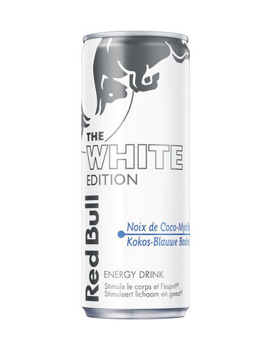 RED BULL WHITE EDITION CANS 25CL (24x)