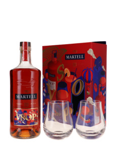 Martell VSOP + 2 Verres 40° 0.7L- 1x